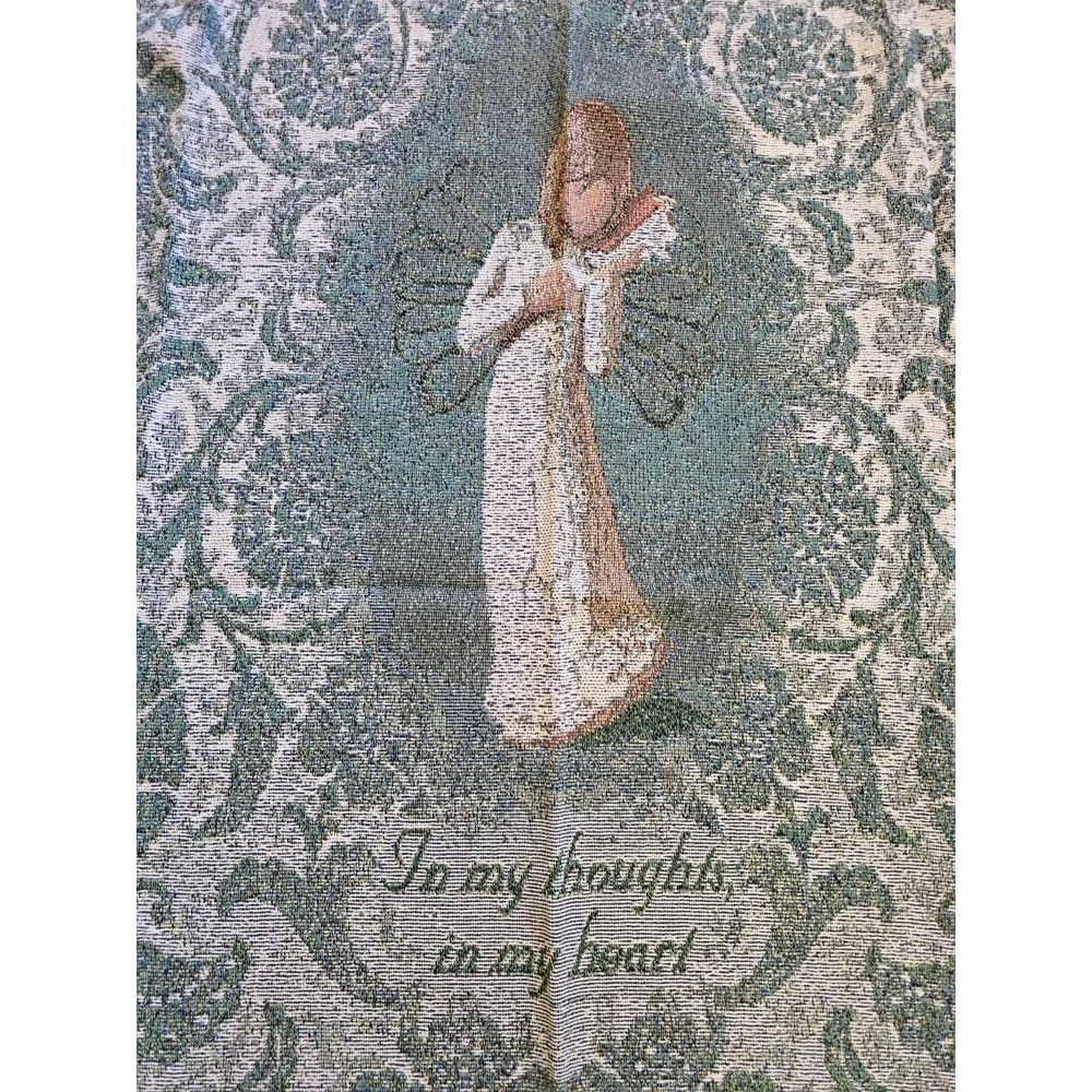 Willow Tree Tapestry Throw Blanket Thinking Of You Sympathy Comfort Gift 50x60